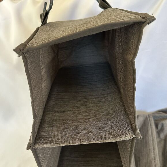 Hanging Shoe Rack 10 Compartments 2 Metal Hooks - Picture 5 of 8